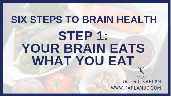 Six Steps to Brain Health: Step 1 – Your Brain Eats What You Eat