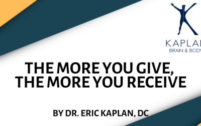 The More You Give, the More You Receive