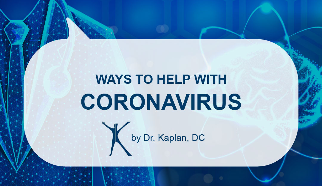Ways to Help With Coronavirus